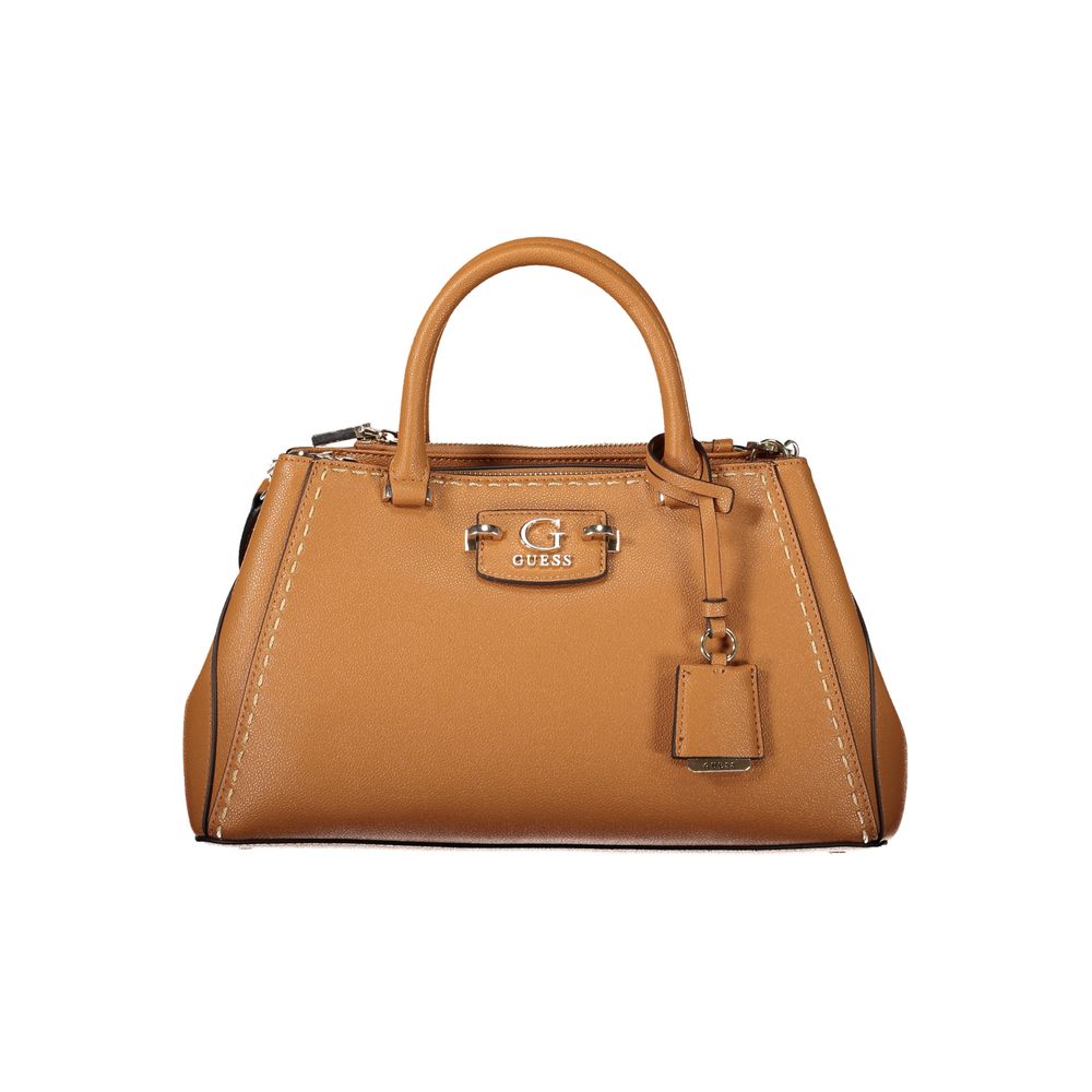 Guess Jeans – Handtasche aus Polyethylen in Braun