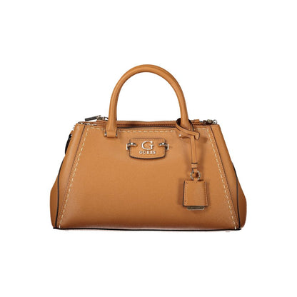 Guess Jeans – Handtasche aus Polyethylen in Braun