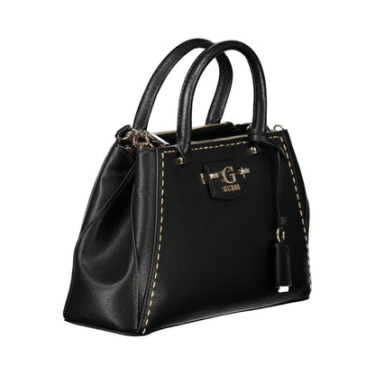 Guess Jeans – Schwarze Polyethylen-Handtasche