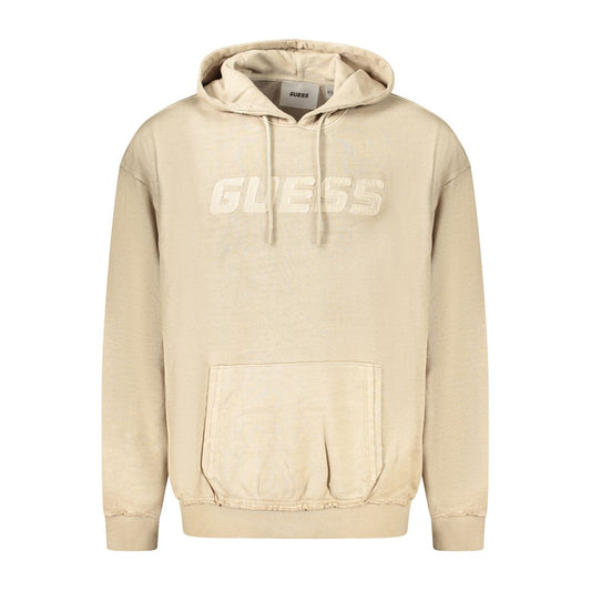 Guess Jeans – Beigefarbener Baumwollpullover