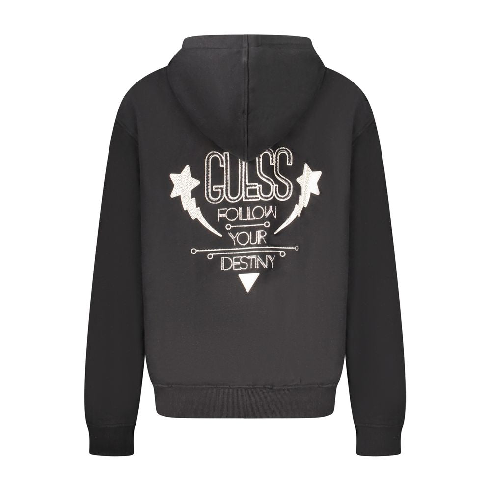 Guess Jeans – Schwarzer Baumwollpullover