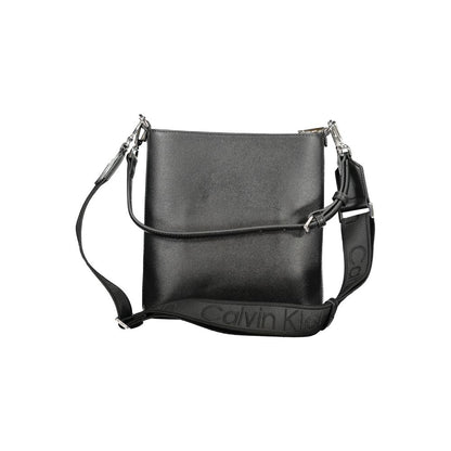 Calvin Klein Schwarze Polyester-Handtasche