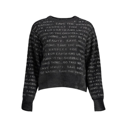 Desigual Schwarzer Polyesterpullover