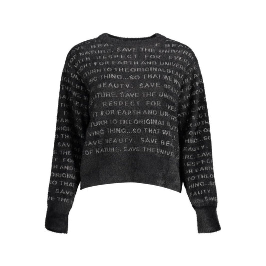 Desigual Schwarzer Polyesterpullover