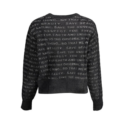 Desigual Schwarzer Polyesterpullover