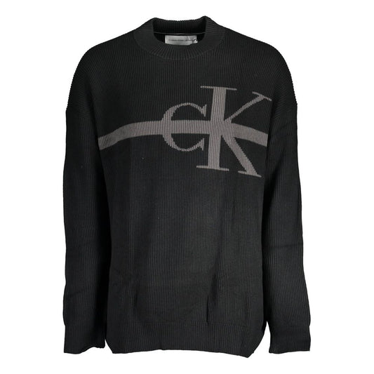 Calvin Klein – Schwarzer Baumwollpullover