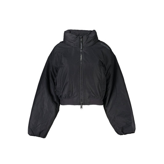 Calvin Klein Schwarze Polyesterjacken und -mäntel