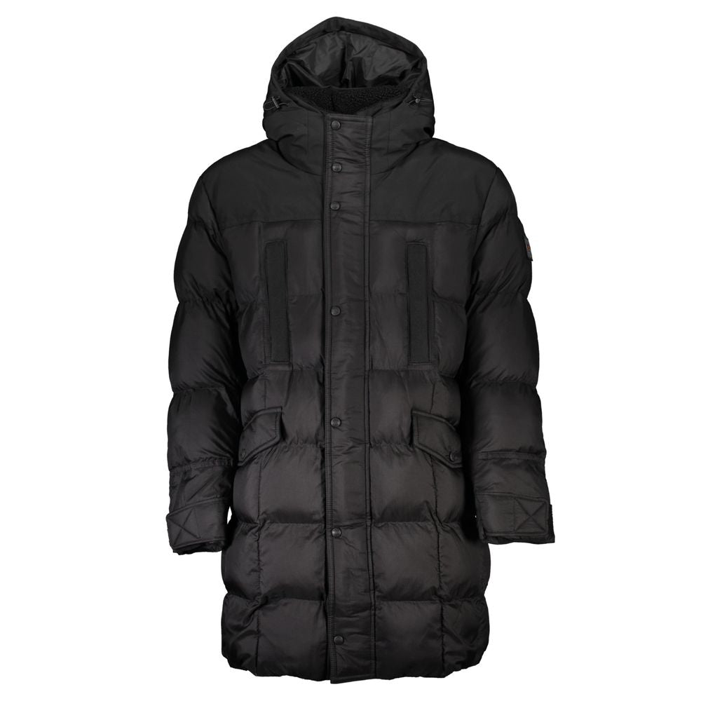 Hugo Boss – Schwarze Polyamidjacke