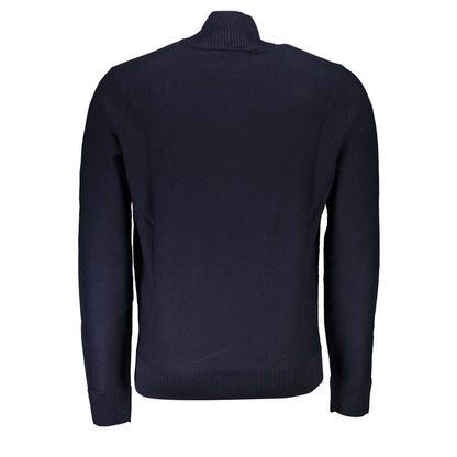 Hugo Boss – Blauer Polyamid-Pullover