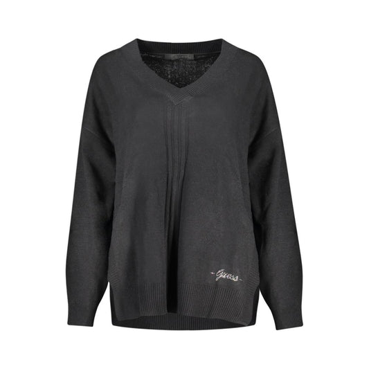 Guess Jeans – Schwarzer Baumwollpullover
