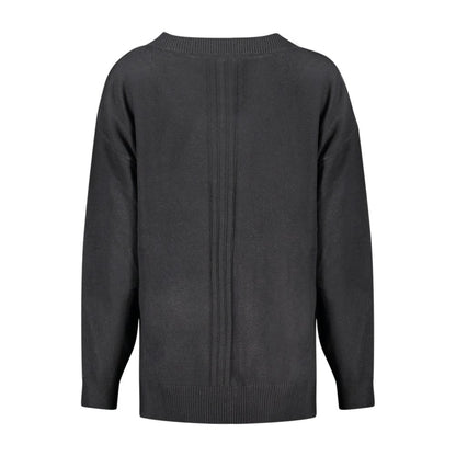 Guess Jeans – Schwarzer Baumwollpullover