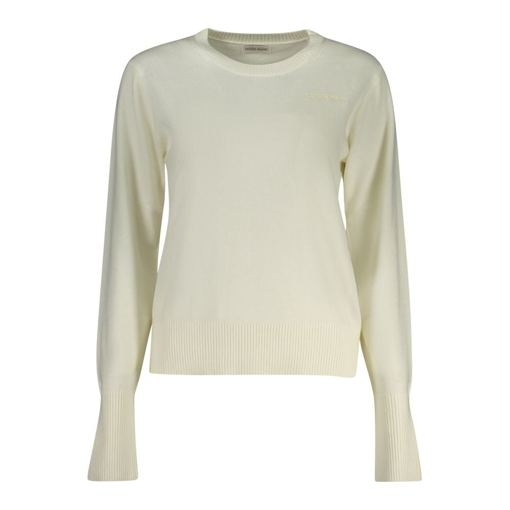 Guess Jeans – Weißer Polyesterpullover