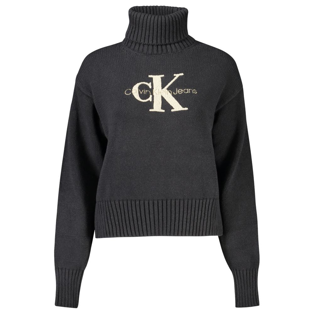 Calvin Klein – Schwarzer Baumwollpullover
