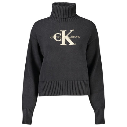 Calvin Klein – Schwarzer Baumwollpullover