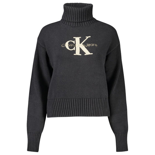 Calvin Klein – Schwarzer Baumwollpullover