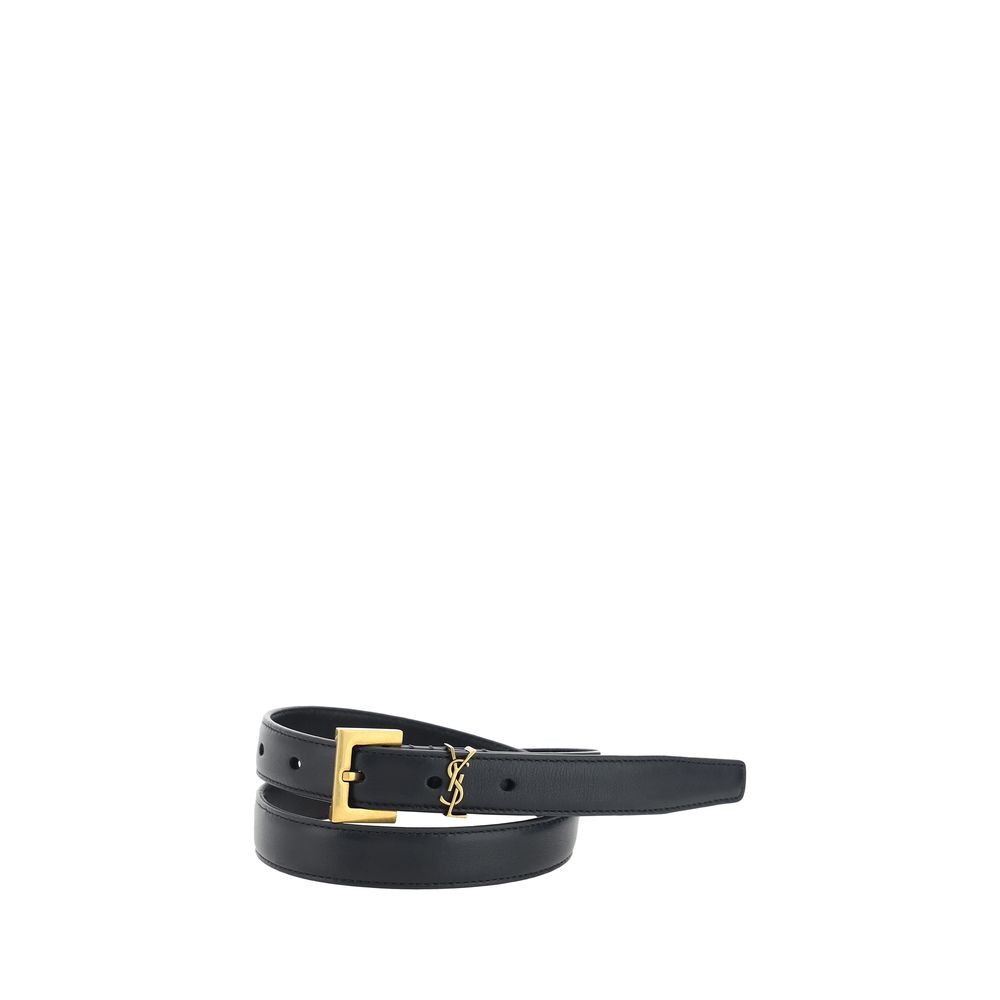 Saint Laurent Cassandre Schmaler Gürtel