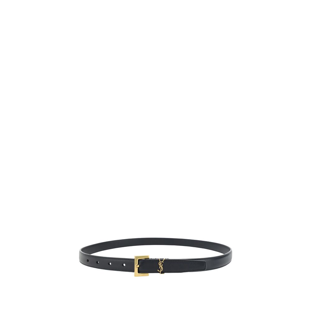 Saint Laurent Cassandre Schmaler Gürtel