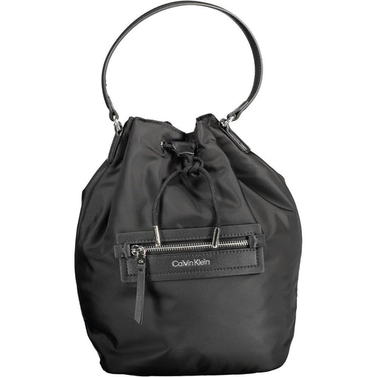 Calvin Klein Schwarze Polyester-Handtasche