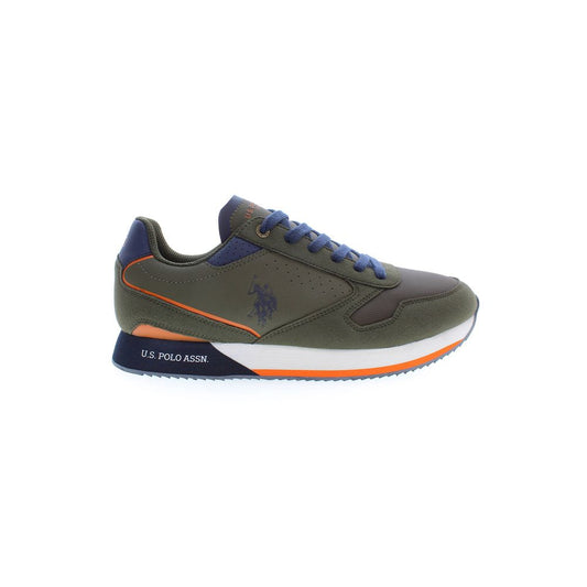US POLO ASSN. Green Polyester Sneaker