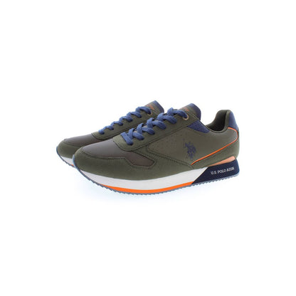 US POLO ASSN. Green Polyester Sneaker
