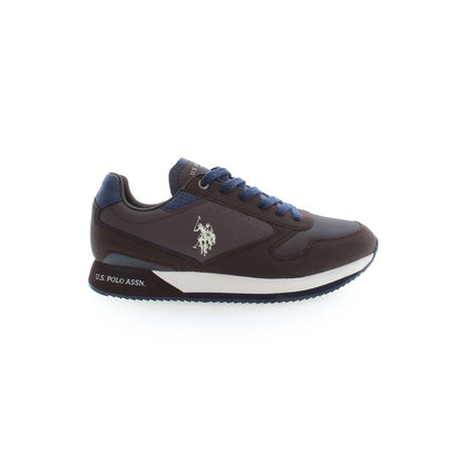 US POLO ASSN. Brown Polyester Sneaker
