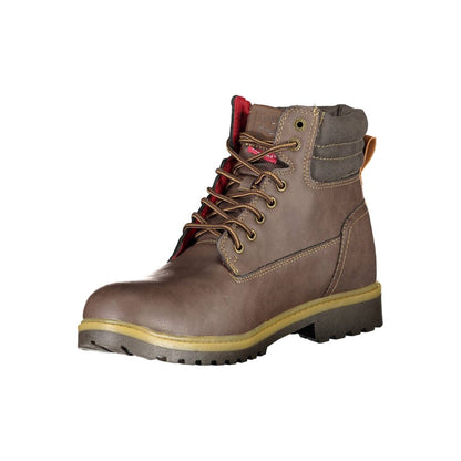 Carrera Brauner Polyesterstiefel