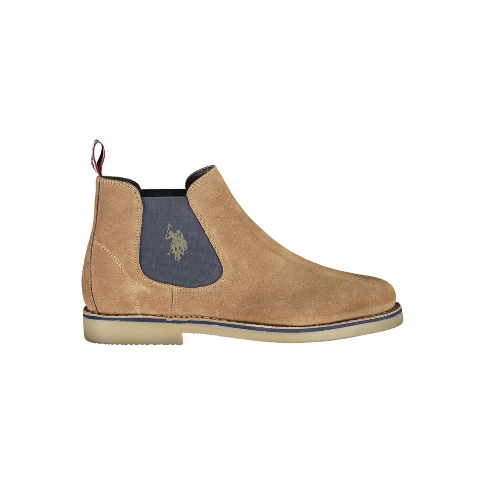 US POLO ASSN. Beige Polyesterstiefel