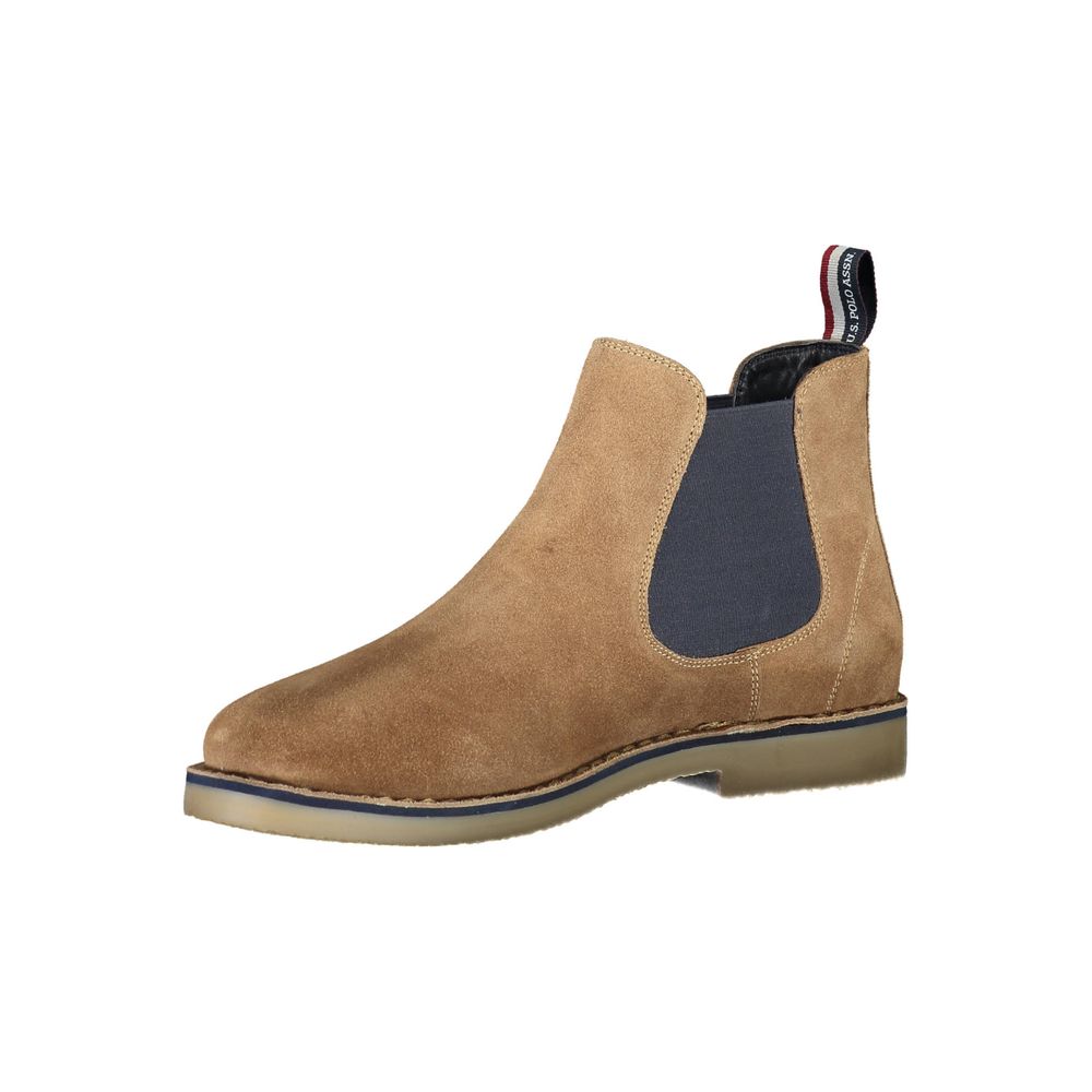 US POLO ASSN. Beige Polyesterstiefel