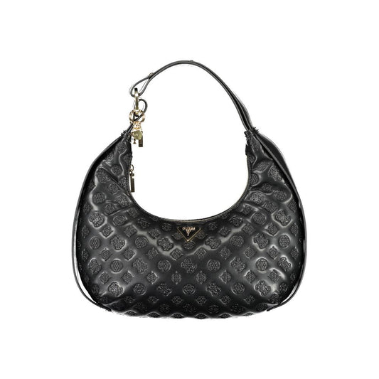 Guess Jeans – Schwarze Polyethylen-Handtasche