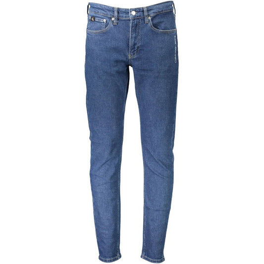 Calvin Klein Jeans und Hose aus Baumwolle, Blau