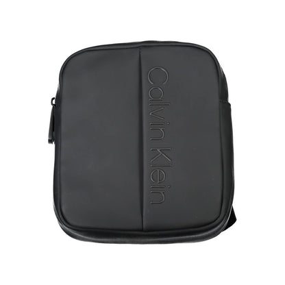 Calvin Klein – Schwarze Polyester-Umhängetasche