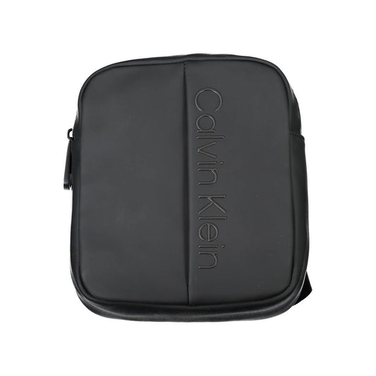 Calvin Klein – Schwarze Polyester-Umhängetasche