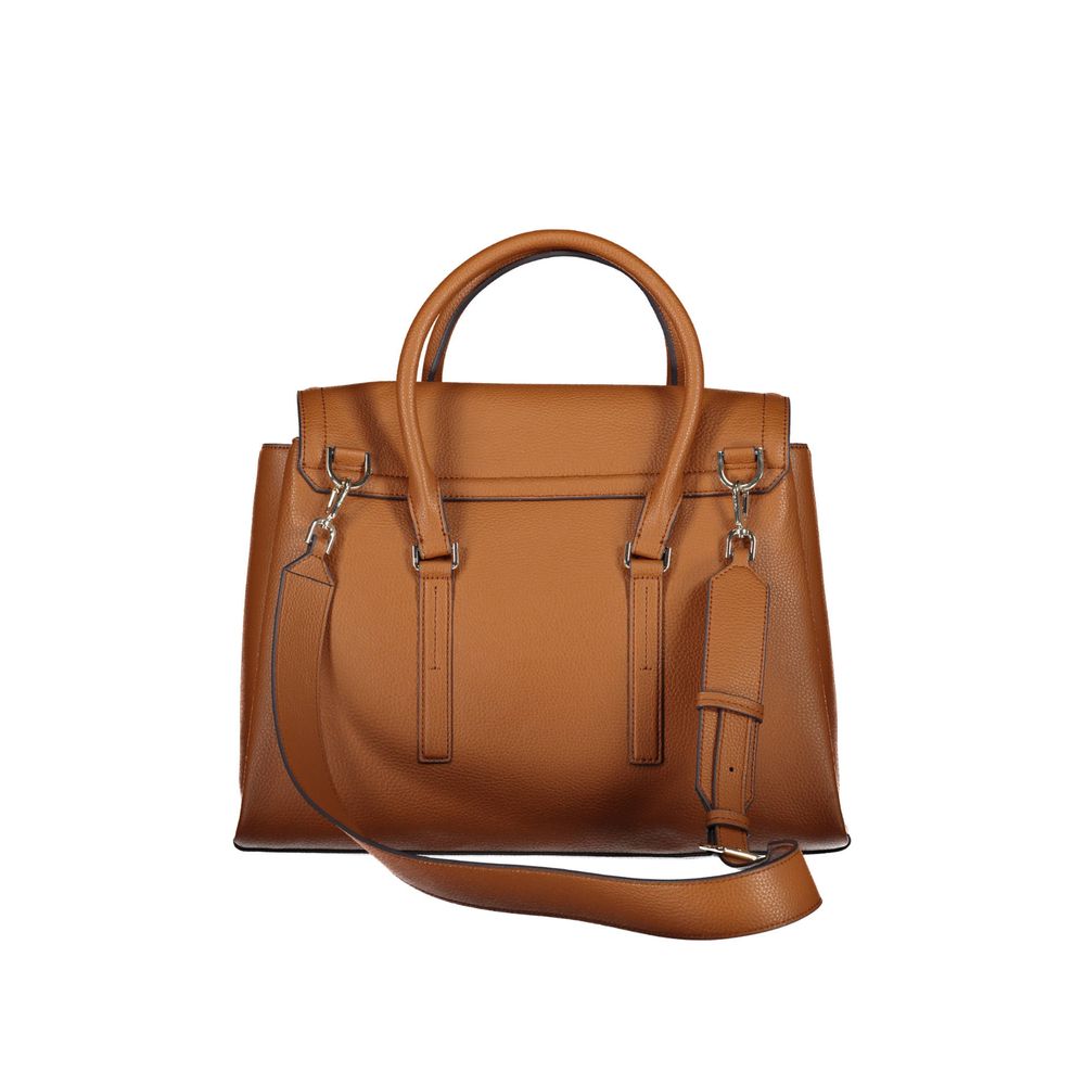 Calvin Klein – Braune Handtasche aus Polyethylen