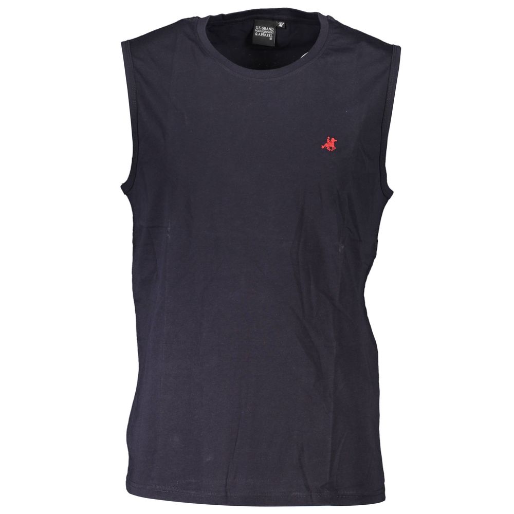 US Grand Polo Blue Cotton T-Shirt