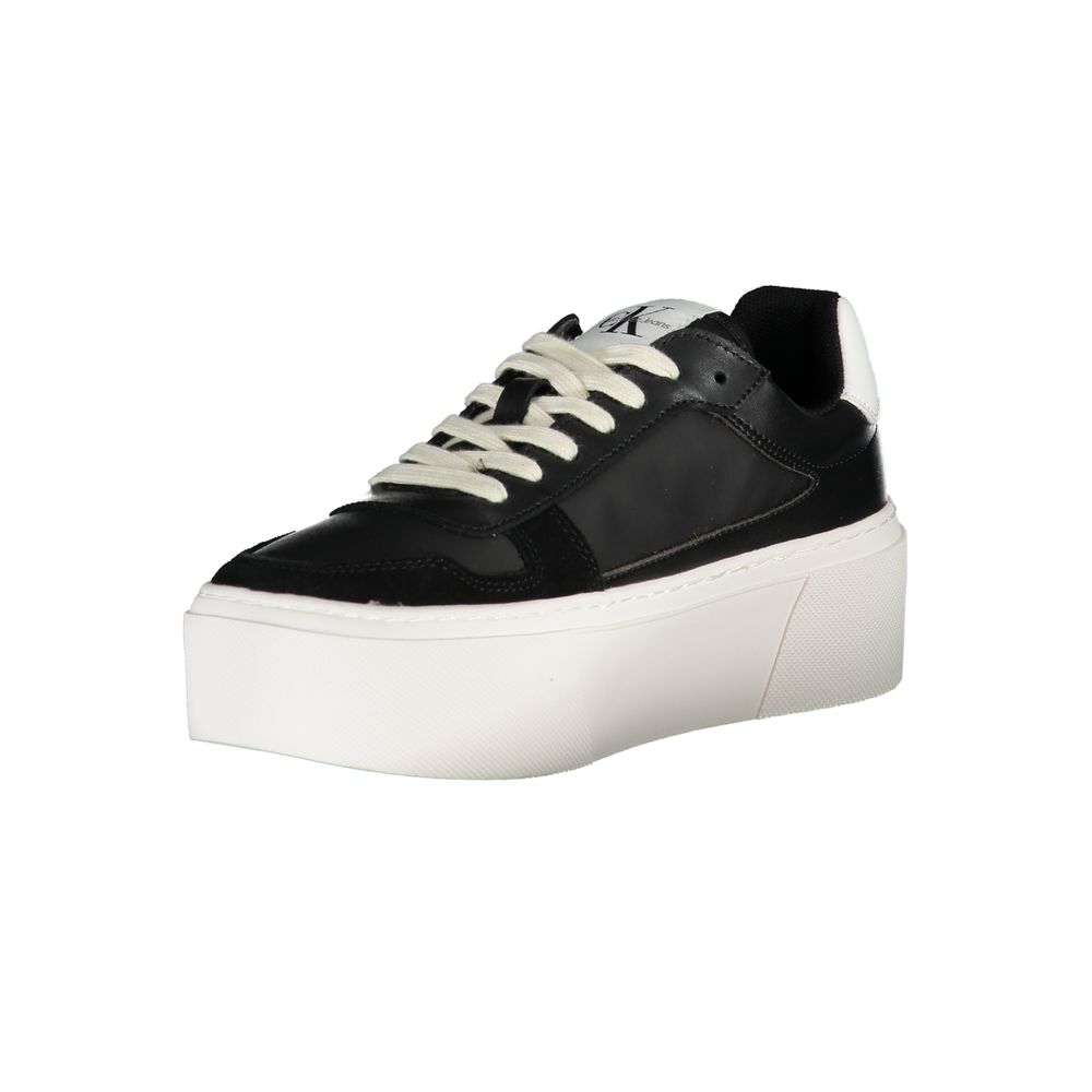 Calvin Klein – Schwarzer Polyester-Sneaker