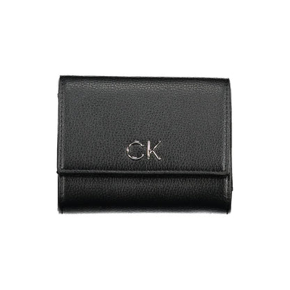 Calvin Klein – Schwarze Polyethylen-Geldbörse