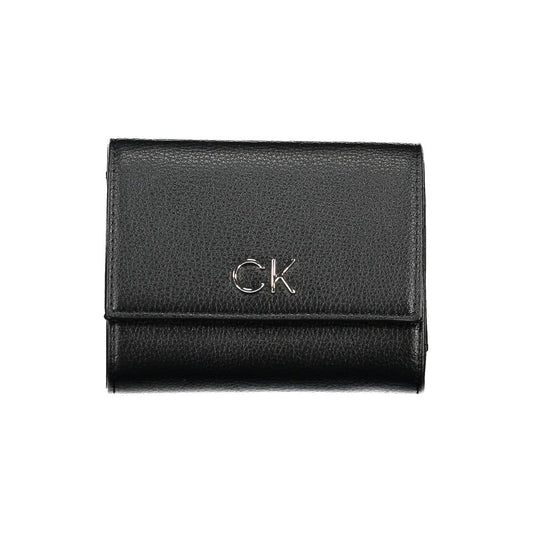 Calvin Klein – Schwarze Polyethylen-Geldbörse