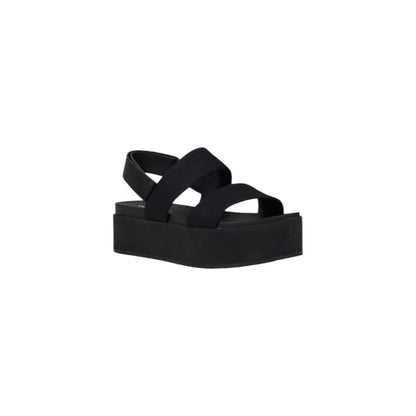 Calvin Klein Jeans – Schwarze Sandalen aus Bio-Baumwolle