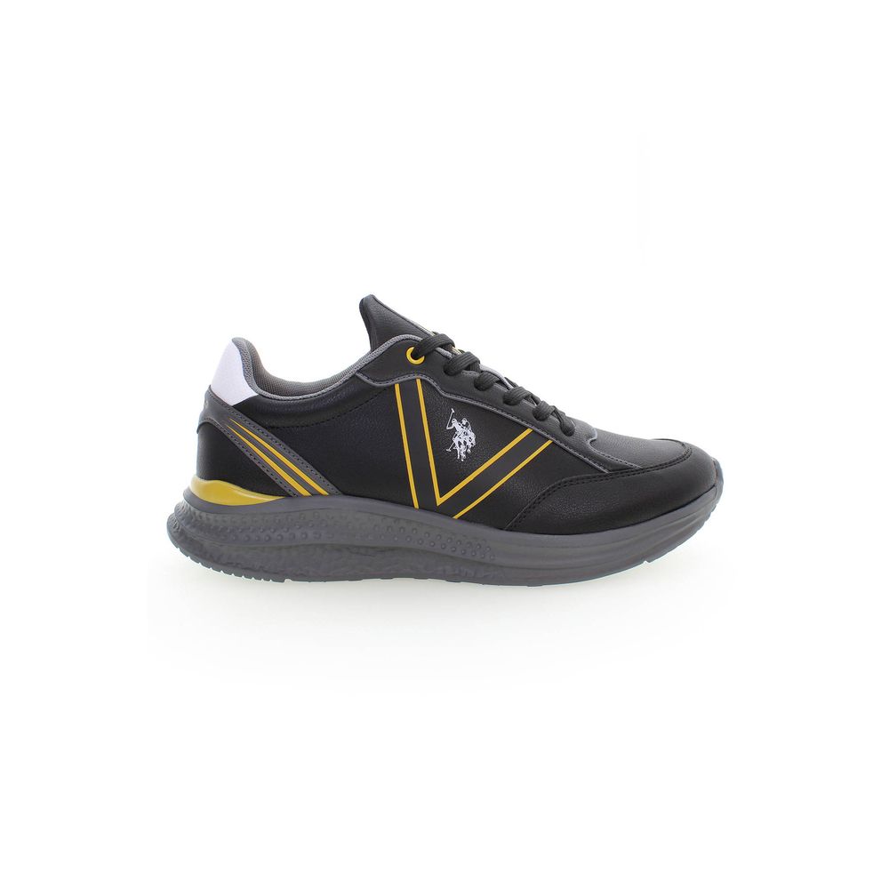 US POLO ASSN. Schwarzer Polyester-Sneaker