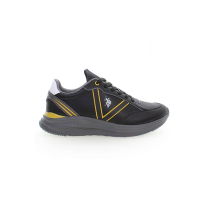 US POLO ASSN. Schwarzer Polyester-Sneaker