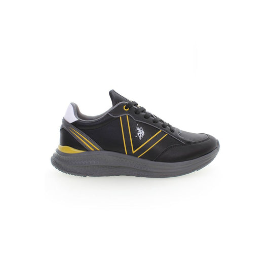 US POLO ASSN. Schwarzer Polyester-Sneaker