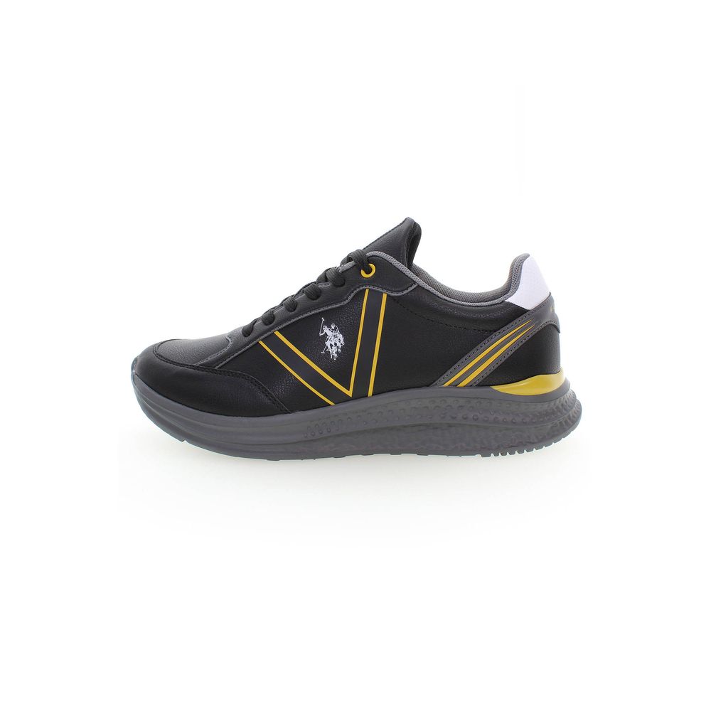 US POLO ASSN. Schwarzer Polyester-Sneaker