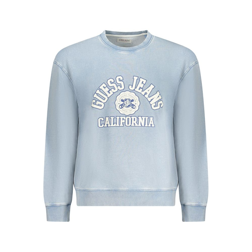 Guess Jeans – Blauer Baumwollpullover