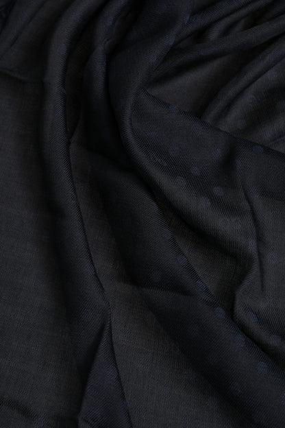 Dolce &amp; Gabbana – Schwarzer Viskose-Halswärmerschal mit Fransen