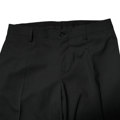 Dolce &amp; Gabbana Black Wool 2 Piece Single Breasted Suit