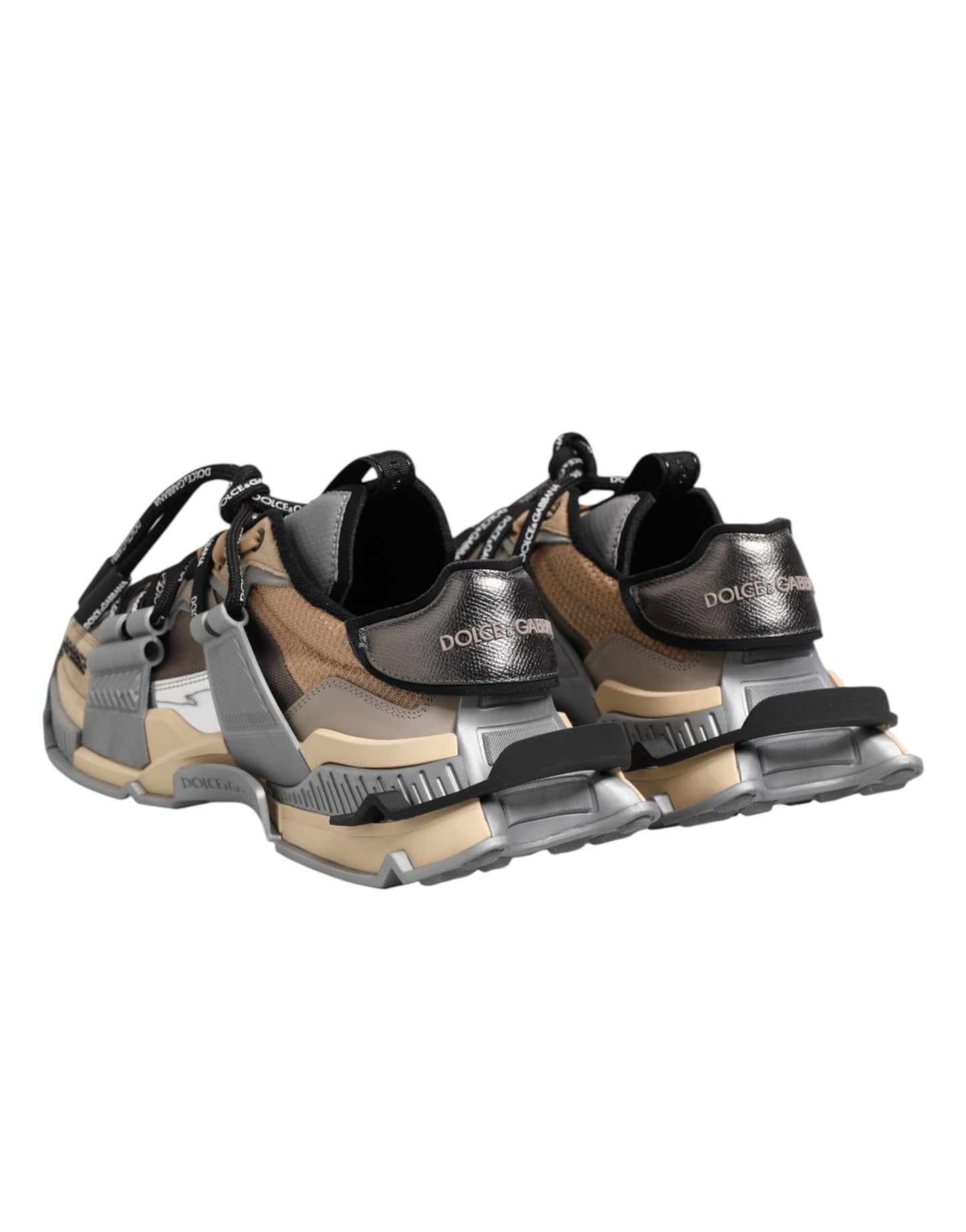 Dolce &amp; Gabbana Multicolor Paneled Space Sneakers Shoes