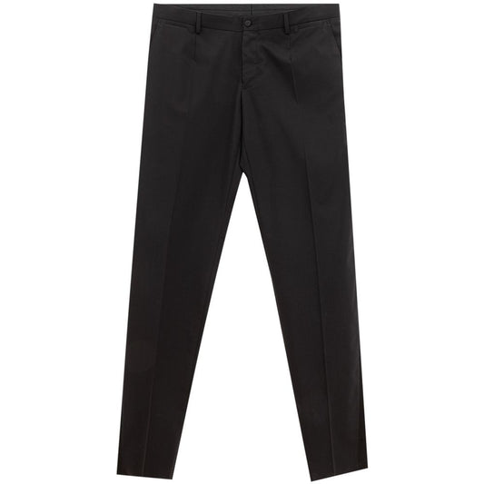 Schwarze Wollhose von Dolce &amp; Gabbana