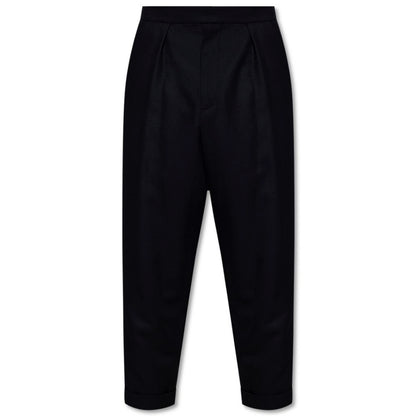 Balmain Black Cotton Jeans &amp; Pant