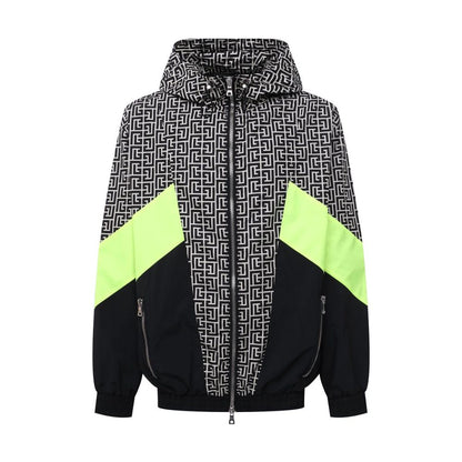 Balmain Mehrfarbige Nylonjacke