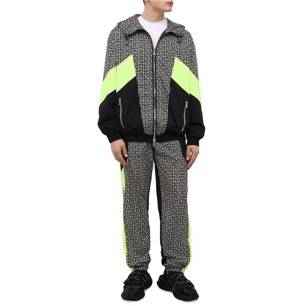 Balmain Mehrfarbige Nylonjacke